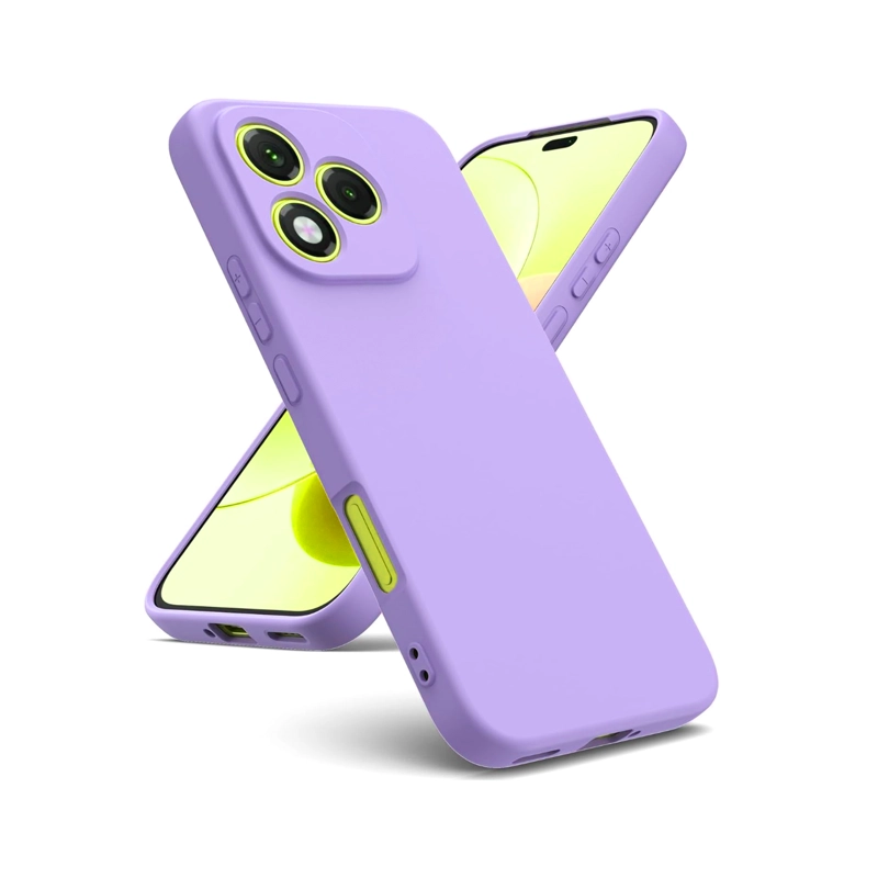 CARCASA FUNDA COMPATIBLE CON HONOR 400 LITE GOMA LILA - 1