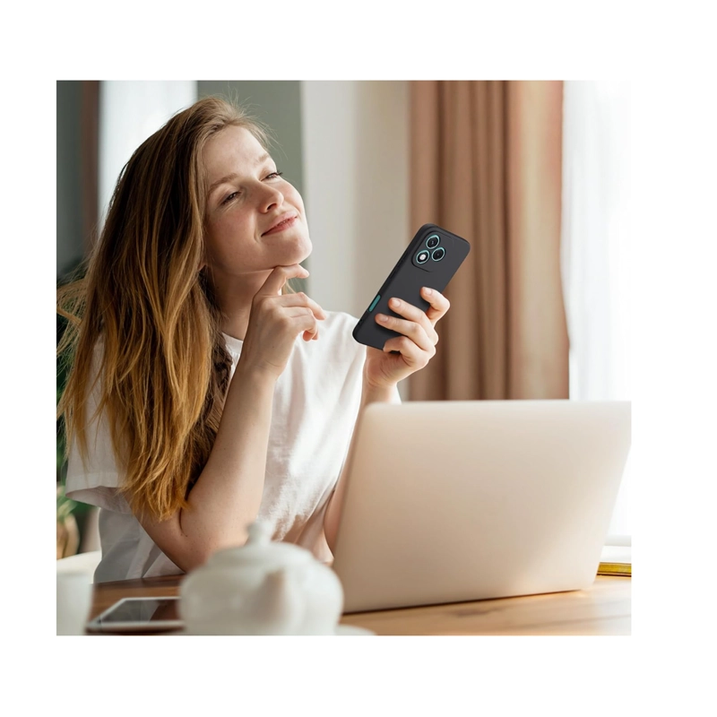 CARCASA FUNDA COMPATIBLE CON HONOR 400 LITE GOMA LILA - 5