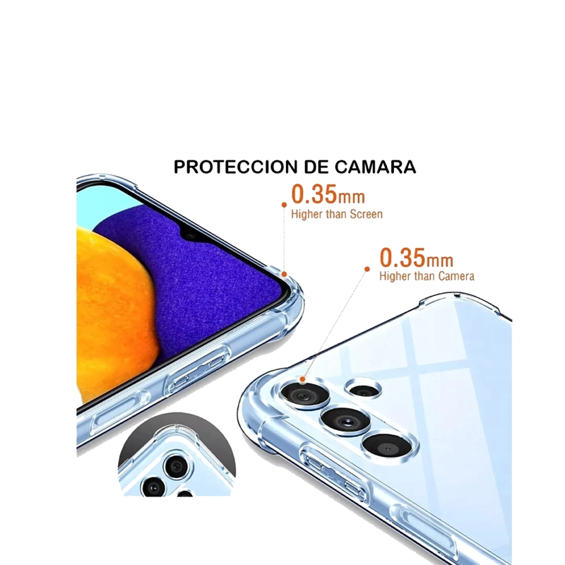 CARCASA ANTIGOLPES TRANSPARENTE PARA SAMSUNG A17 REFORZADO - 3