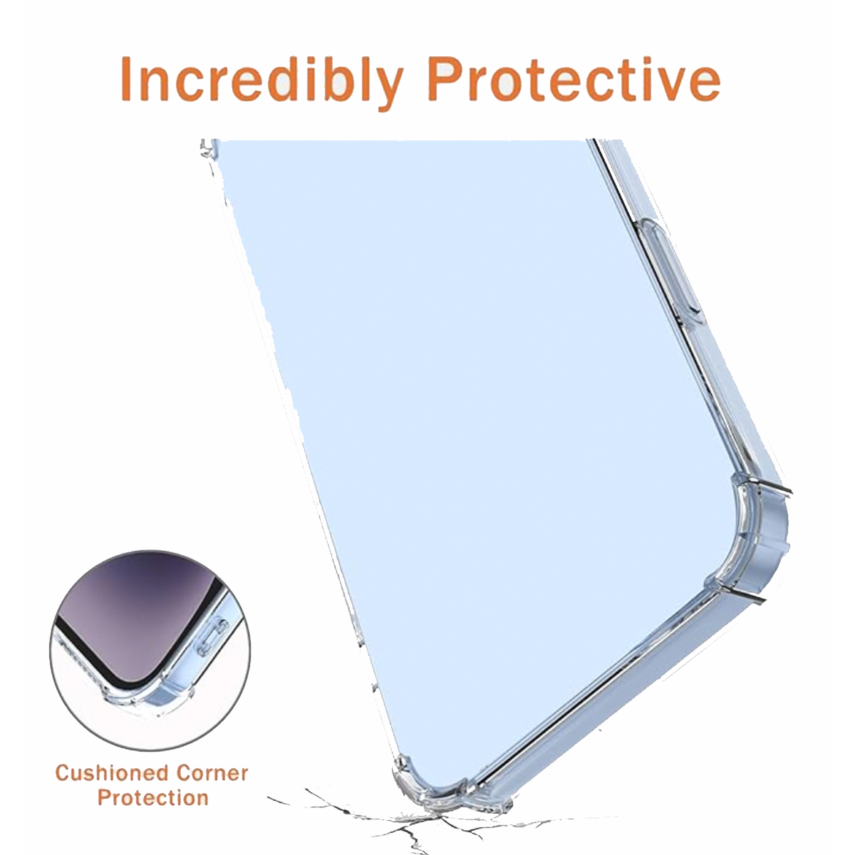CARCASA ANTI GOLPES TRANSPARENTE PARA SAMSUNG A07 REFORZADO - 6