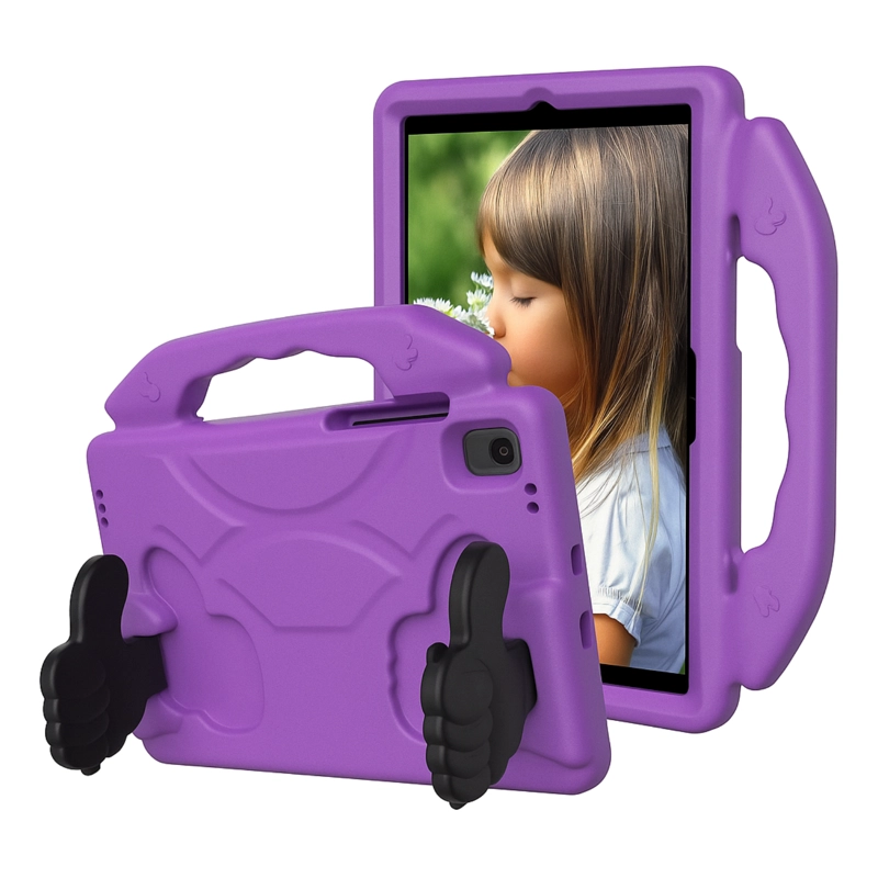 CARCASA NIÑO ANTIGOLPE COMPATIBLE CON TABLET SAMSUNG S10 FE 11' MORADO - 1
