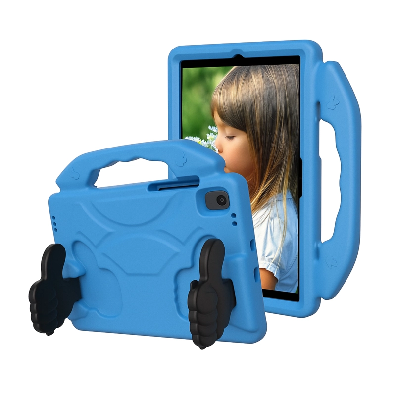 CARCASA NIÑO ANTIGOLPE COMPATIBLE CON TABLET SAMSUNG S10 FE 11' AZUL - 1