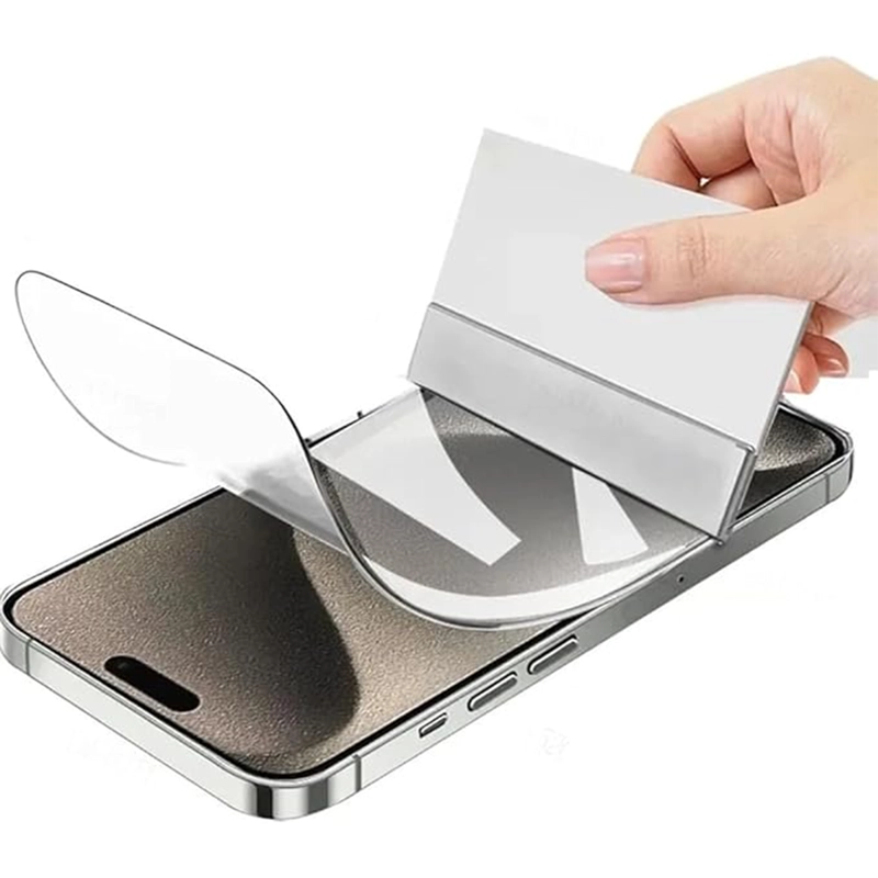 MICA PROTECTORA HIDROGEL CLEAR COMPATIBLE CON IPHONE 16 PRO MAX - 2