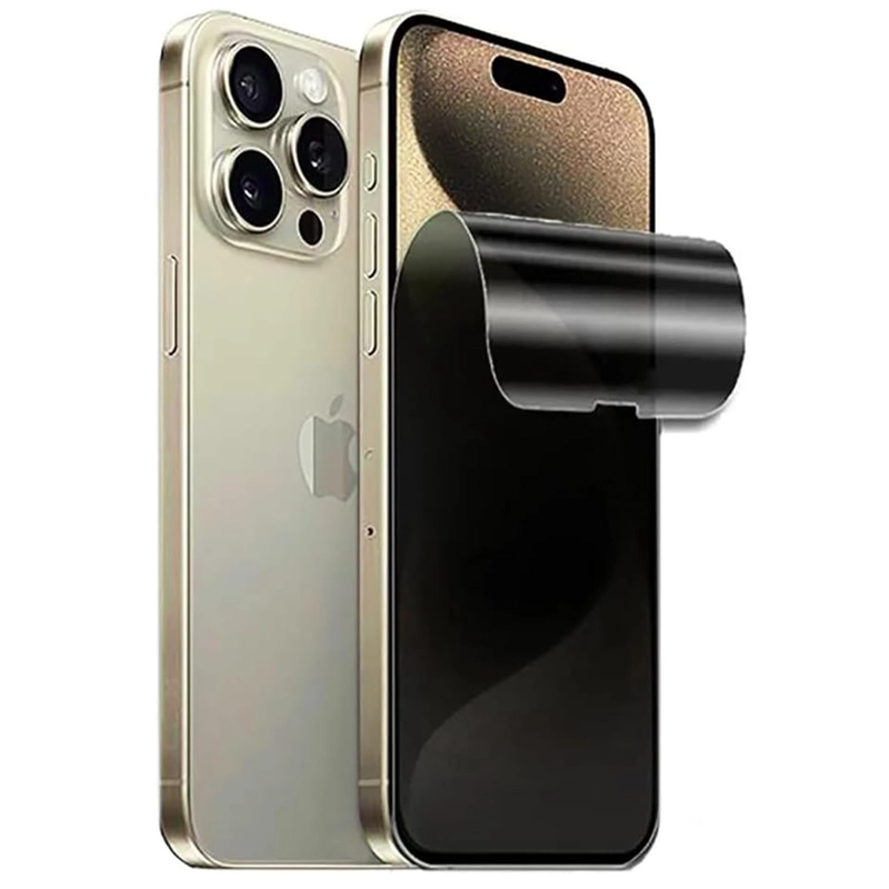 MICA MATTE HIDROGEL ANTIESPIA COMPATIBLE CON IPHONE 16 PRO MAX - 4