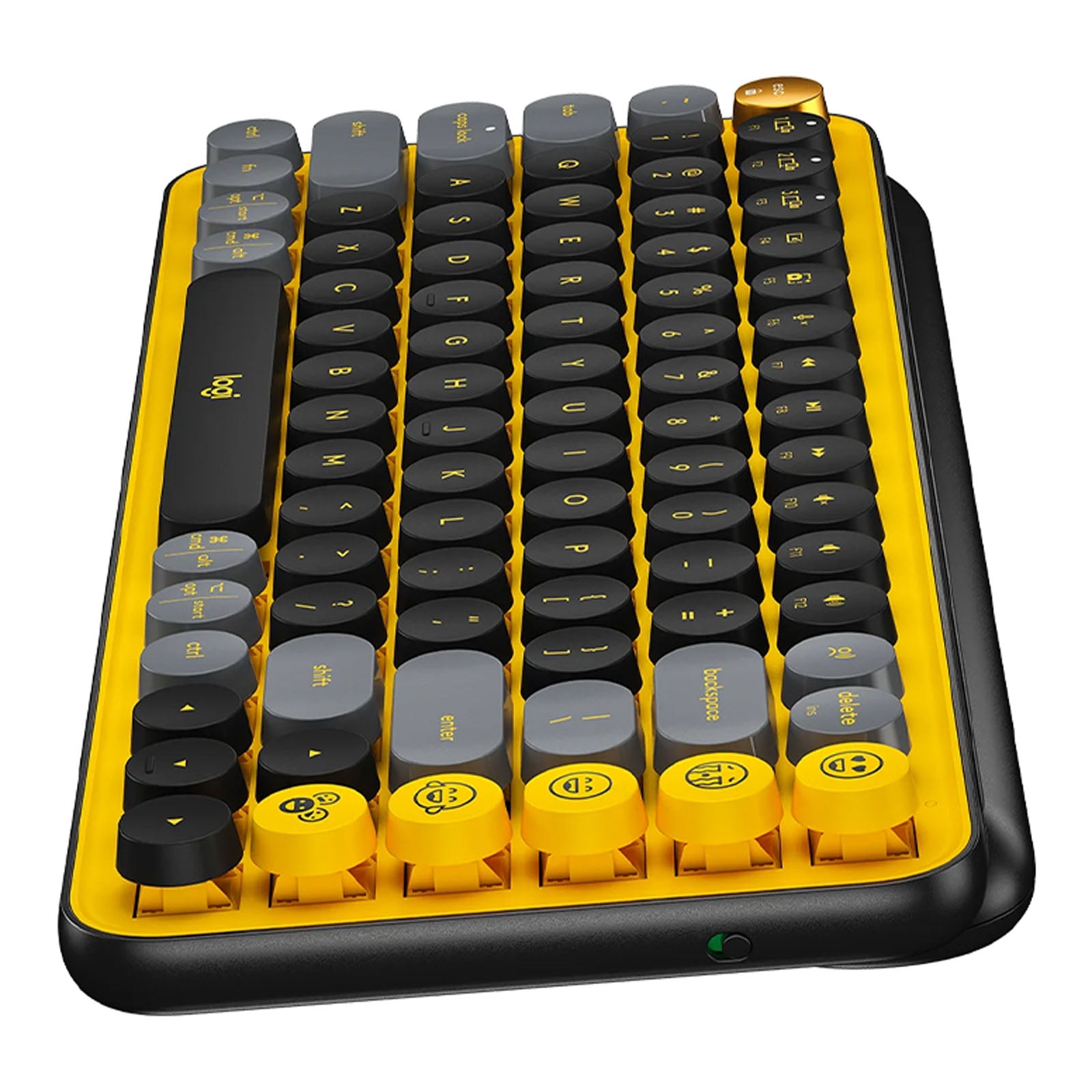 TECLADO MECANICO INALAMBRICO EMOJI LOGITECH POP KEY AMARILLO - 3