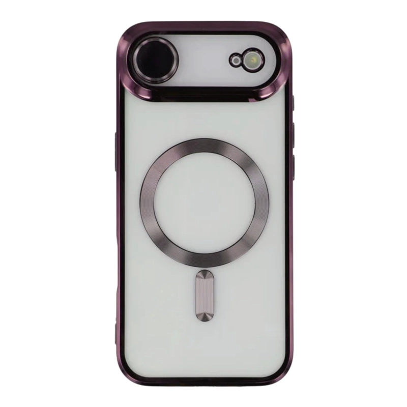 JOIGO CARCASA PARA IPHONE 17 AIR BORDES COMPATIBLE CON MAGSAFE GOLD ROSE