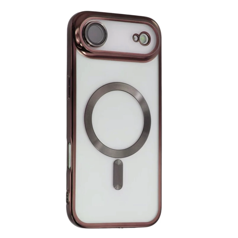CARCASA PARA IPHONE 17 AIR BORDES COMPATIBLE CON MAGSAFE GOLD ROSE - 2