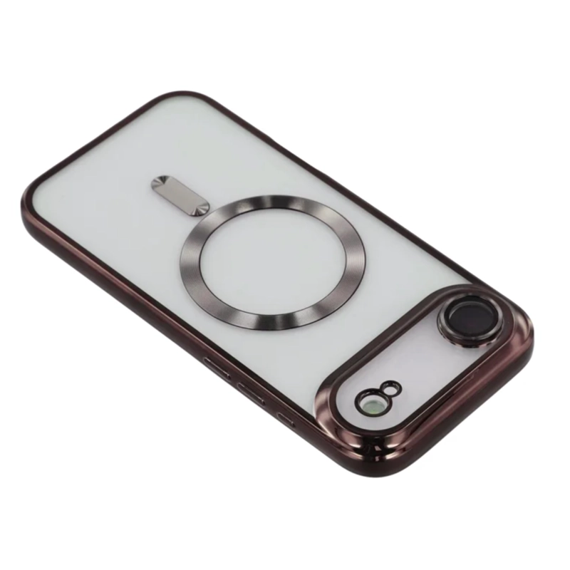 CARCASA PARA IPHONE 17 AIR BORDES COMPATIBLE CON MAGSAFE GOLD ROSE - 4