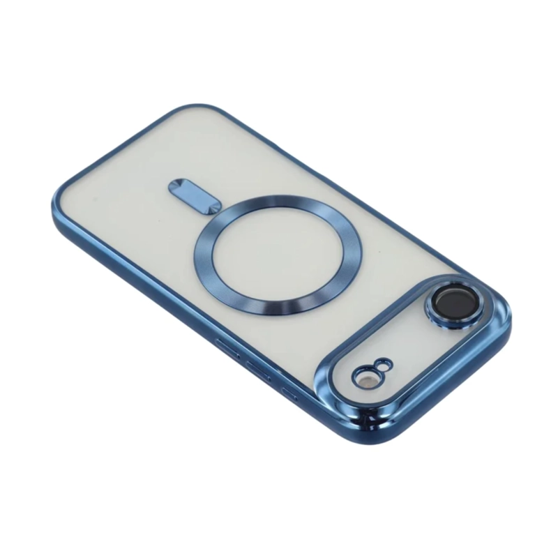 CARCASA PARA IPHONE 17 AIR BORDES COMPATIBLE CON MAGSAFE AZUL - 2