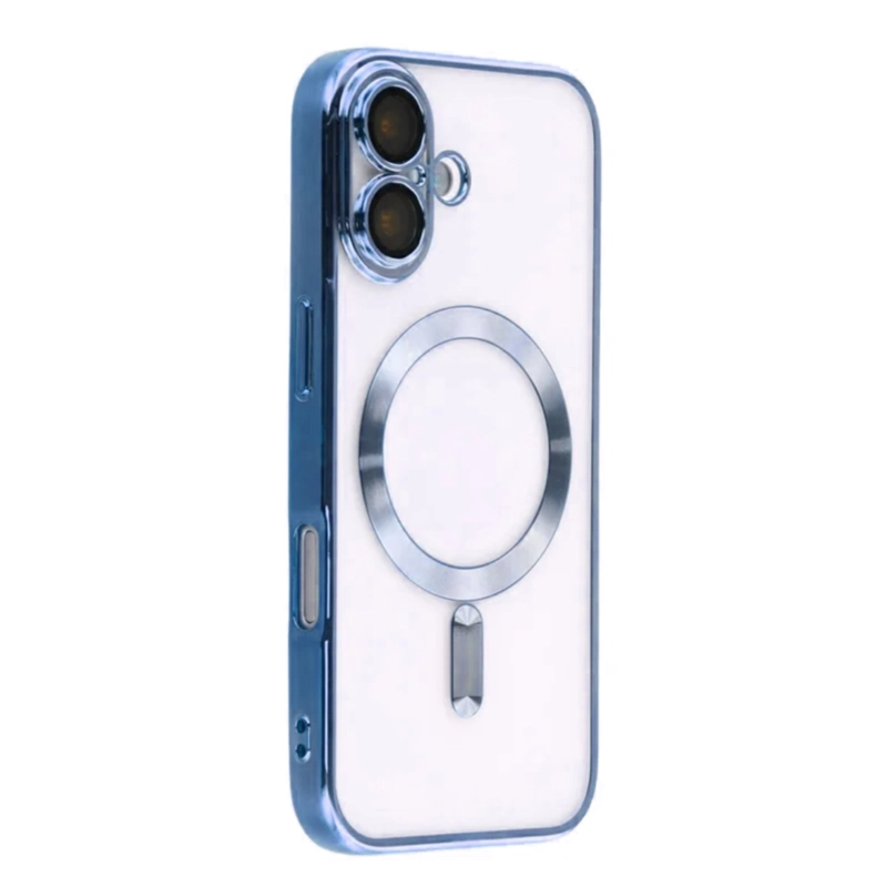 CARCASA PARA IPHONE 17 AIR BORDES COMPATIBLE CON MAGSAFE AZUL - 5