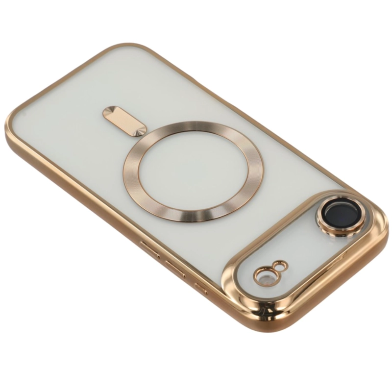 CARCASA PARA IPHONE 17 AIR BORDES COMPATIBLE CON MAGSAFE DORADO - 3