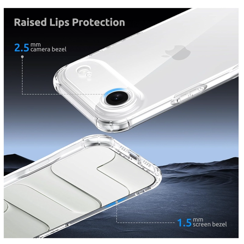 CARCASA ANTI GOLPES TRANSPARENTE PARA IPHONE 17 AIR - 2