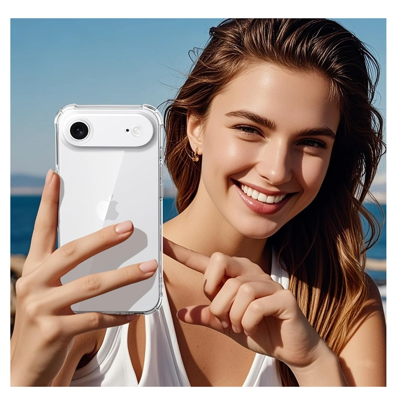 CARCASA ANTI GOLPES TRANSPARENTE PARA IPHONE 17 AIR - 3