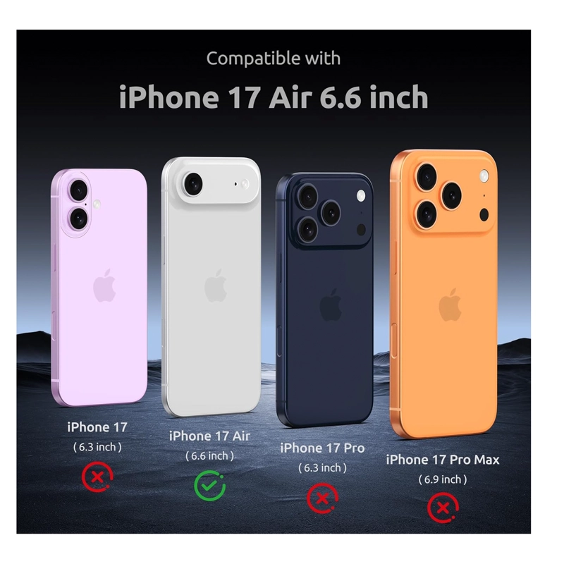 CARCASA ANTI GOLPES TRANSPARENTE PARA IPHONE 17 AIR - 4