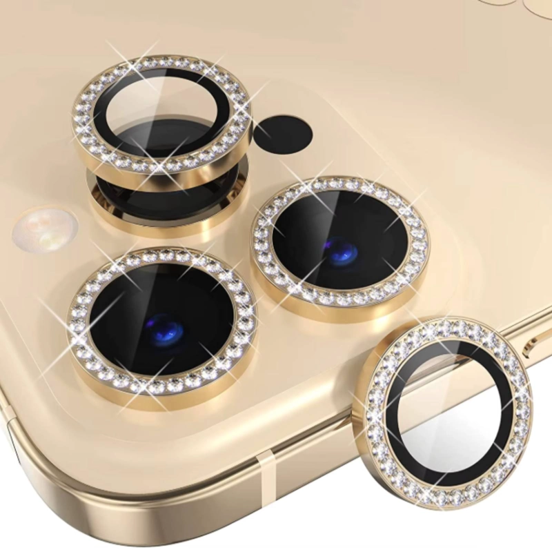 GENÉRICO LAMINA PROTECTORA CAMARA BRILLO PARA IPHONE 17 PRO MAX DORA