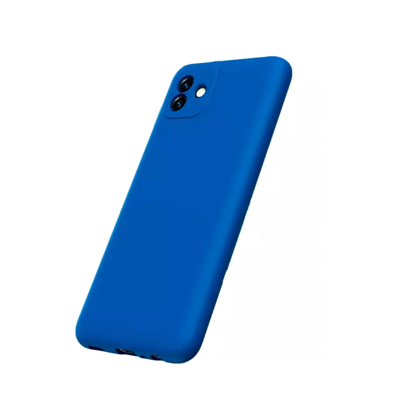 GENÉRICO CARCASA COMPATIBLE CON SAMSUNG A05 GOMA AZUL