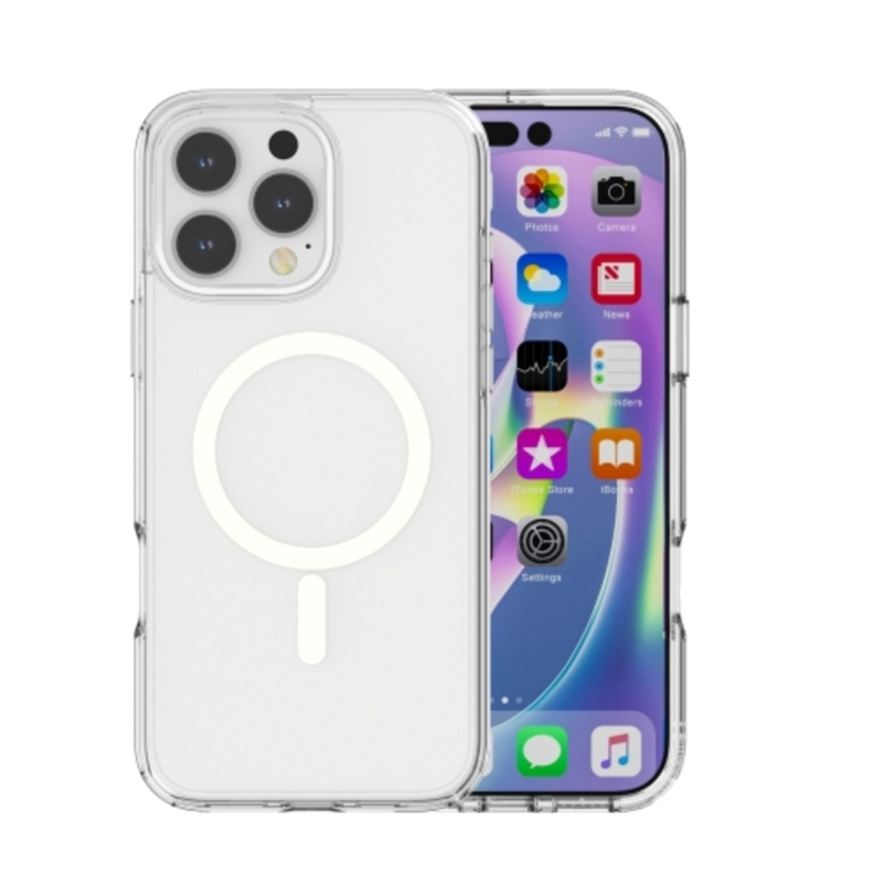 JOIGO CARCASA TRANS COMPATIBLE CON MAGSAFE PARA IPHONE 16 PRO
