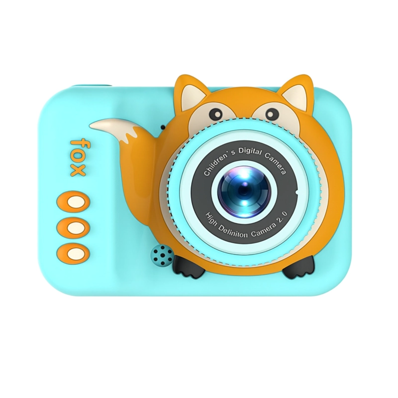 CAMARA DIGITAL PARA NIÑOS ANIMADA FOTO VIDEO 1080P TURQUESA - 1