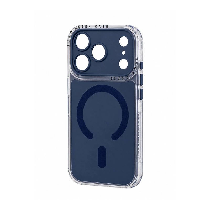 GENÉRICO CARCASA ANTIGOLPES 360 COMPATIBLE CON IPHONE 17 PRO MAX AZUL