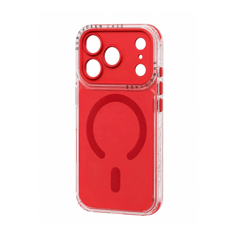 GENÉRICO CARCASA ANTIGOLPES 360 COMPATIBLE CON IPHONE 17 PRO MAX ROJO