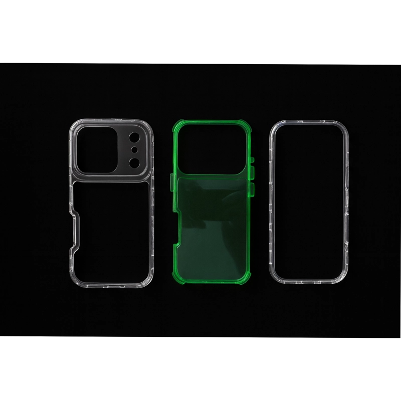 CARCASA ANTIGOLPES 360 PARA IPHONE 17 PRO MAX VERDE - 4