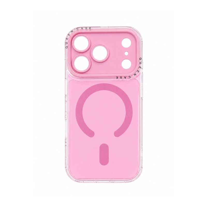 GENÉRICO CARCASA ANTIGOLPES 360 COMPATIBLE CON IPHONE 17 PRO ROSADO