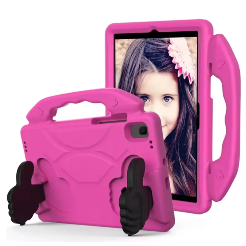 CARCASA NIÑO ANTIGOLPE COMPATIBLE CON TABLET SAMSUNG S10 LITE FUCSIA - 1