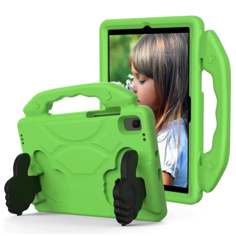 CARCASA NIÑO ANTIGOLPE COMPATIBLE CON TABLET SAMSUNG S10 LITE VERDE - 1