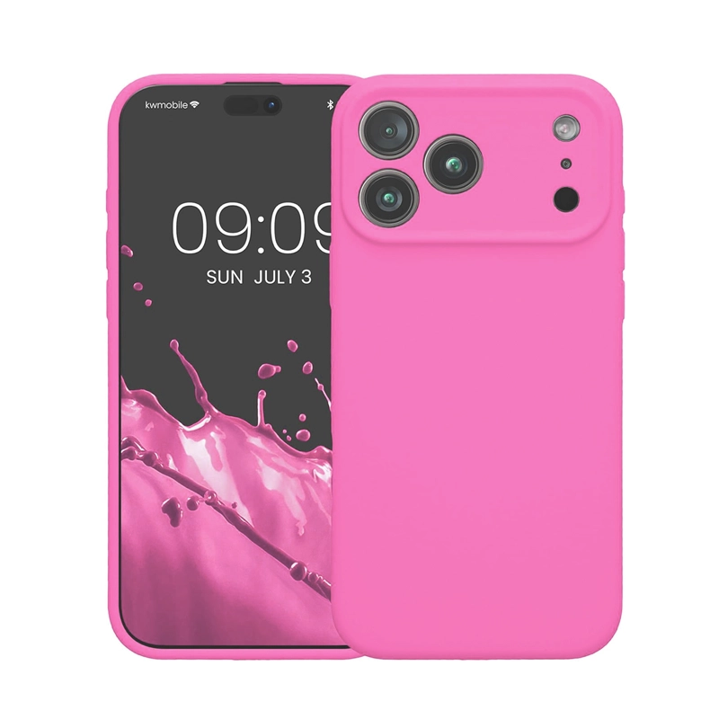 GENÉRICO CARCASA FUNDA SOFT COMPATIBLE CON IPHONE 17 PRO GOMA FUCSIA