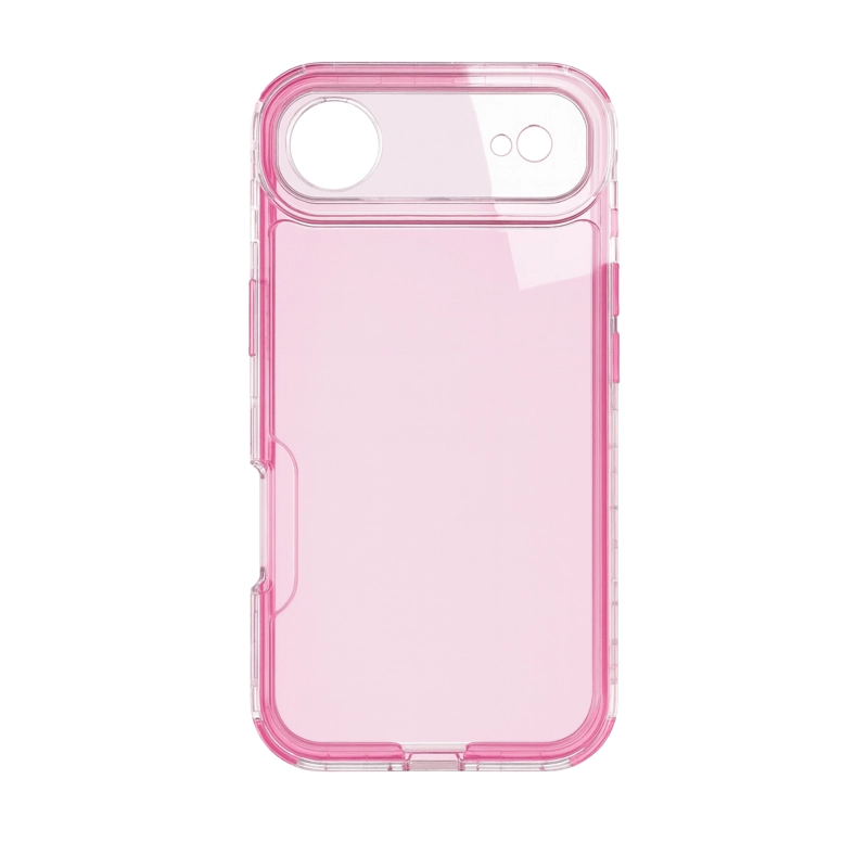 CARCASA ANTIGOLPES 360  COMPATIBLE CON IPHONE 17 AIR ROSADO - 1
