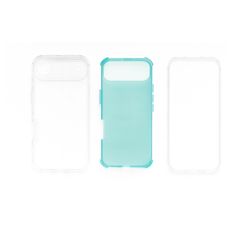 CARCASA ANTIGOLPES 360  COMPATIBLE CON IPHONE 17 AIR AZUL - 2