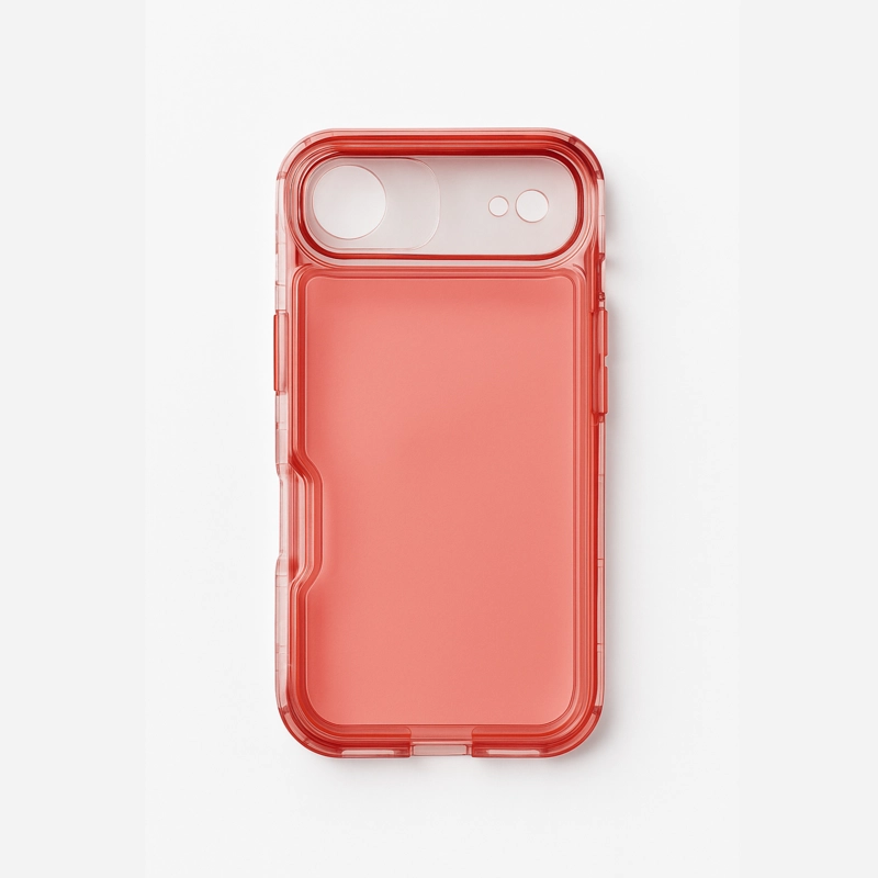 GENÉRICO CARCASA ANTIGOLPES 360  COMPATIBLE CON IPHONE 17 AIR ROJO