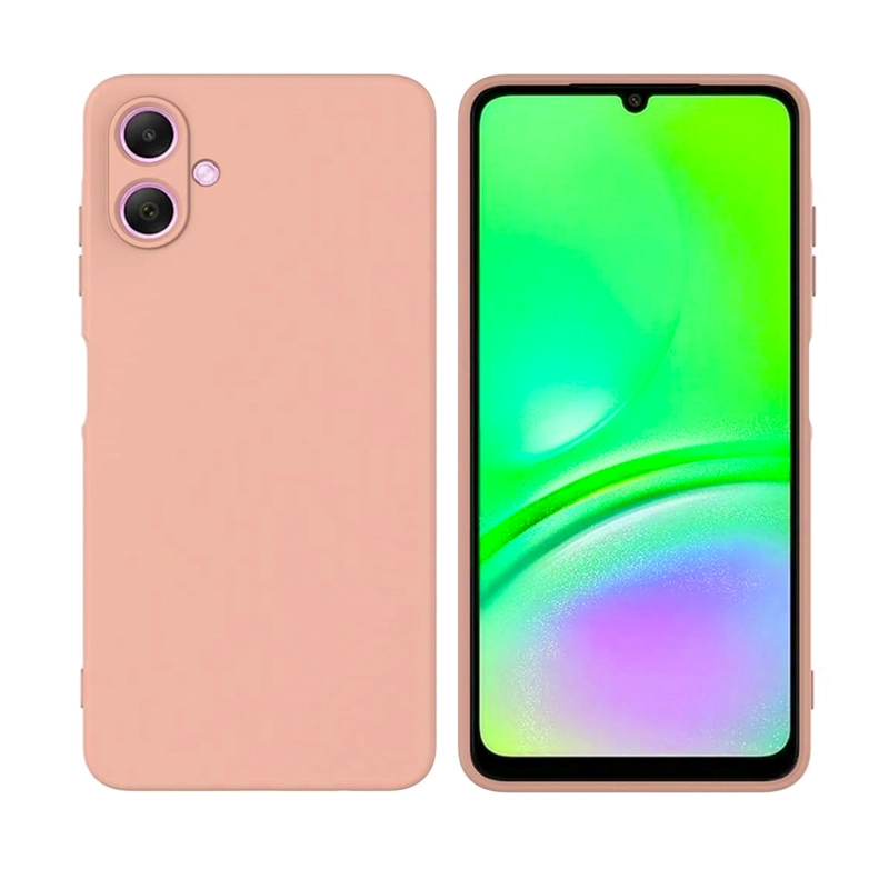 CARCASA COMPATIBLE CON SAMSUNG A07 GOMA ROSADO - 1