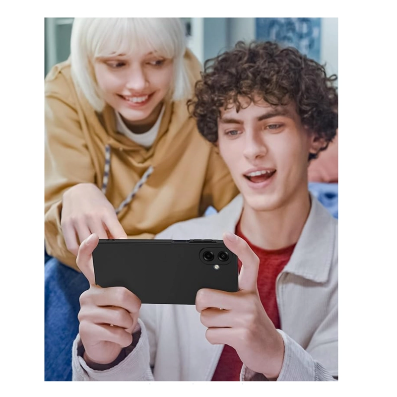 CARCASA COMPATIBLE CON SAMSUNG A07 GOMA ROSADO - 2