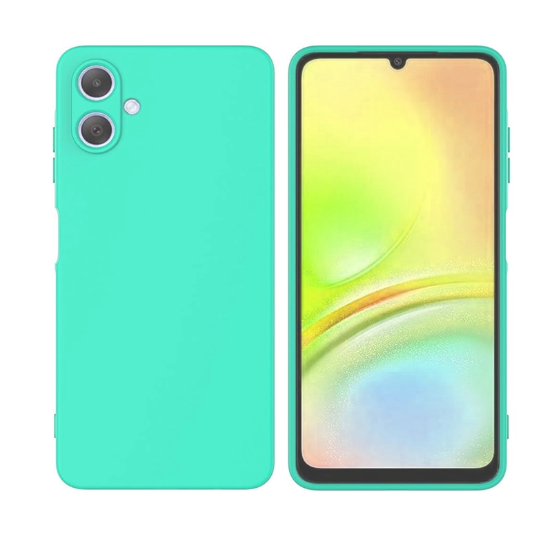 CARCASA COMPATIBLE CON SAMSUNG A07 GOMA TURQUESA - 1