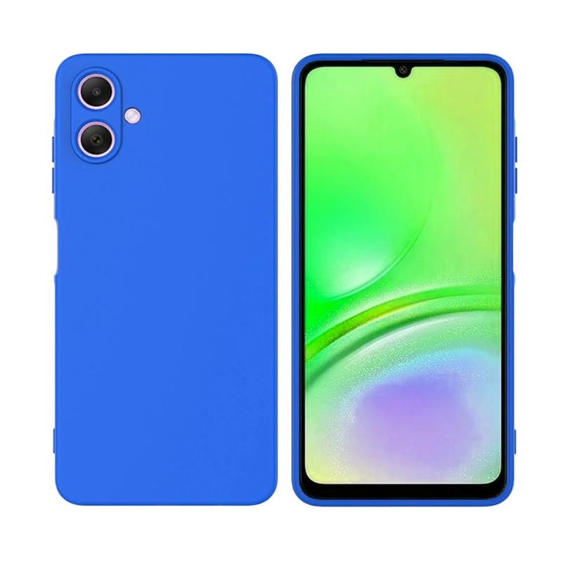 GENÉRICO CARCASA COMPATIBLE CON SAMSUNG A07 GOMA AZUL