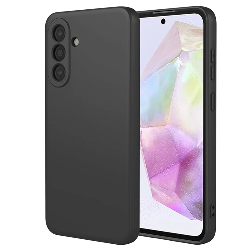 GENÉRICO CARCASA COMPATIBLE CON SAMSUNG A17 GOMA NEGRO