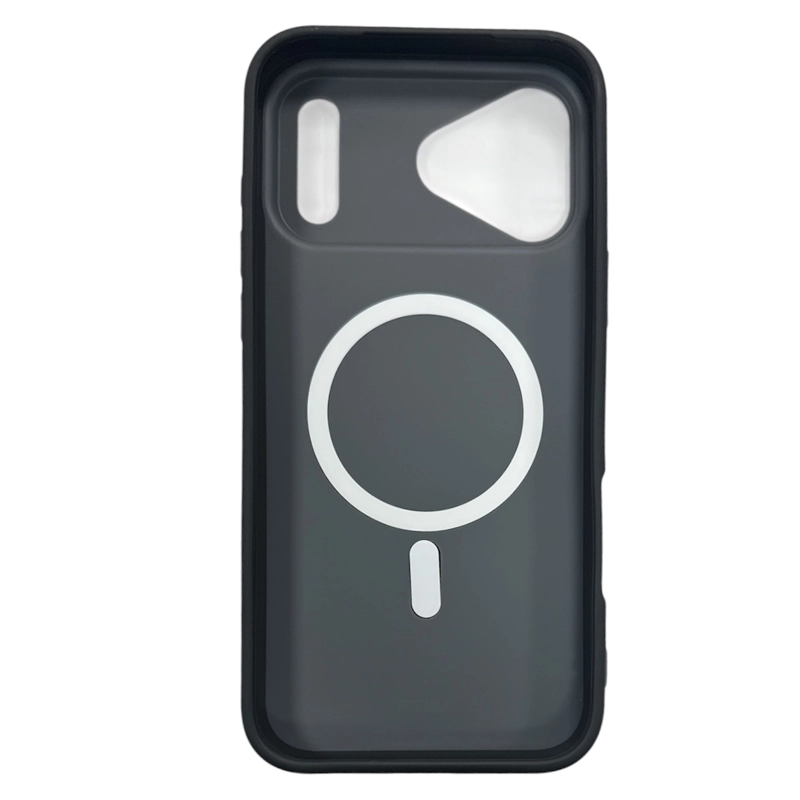 CARCASA MATTE PARA IPHONE 17 PRO COMPATIBLE CON MAGSAFE NEGRO - 3