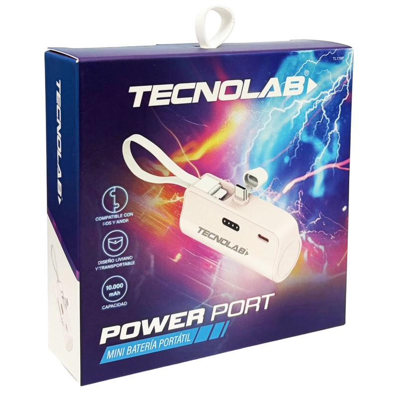 BATERIA EXTERNA POWER BANK CARGA RAPIDA 10000MAH TL778P ROSA - 4