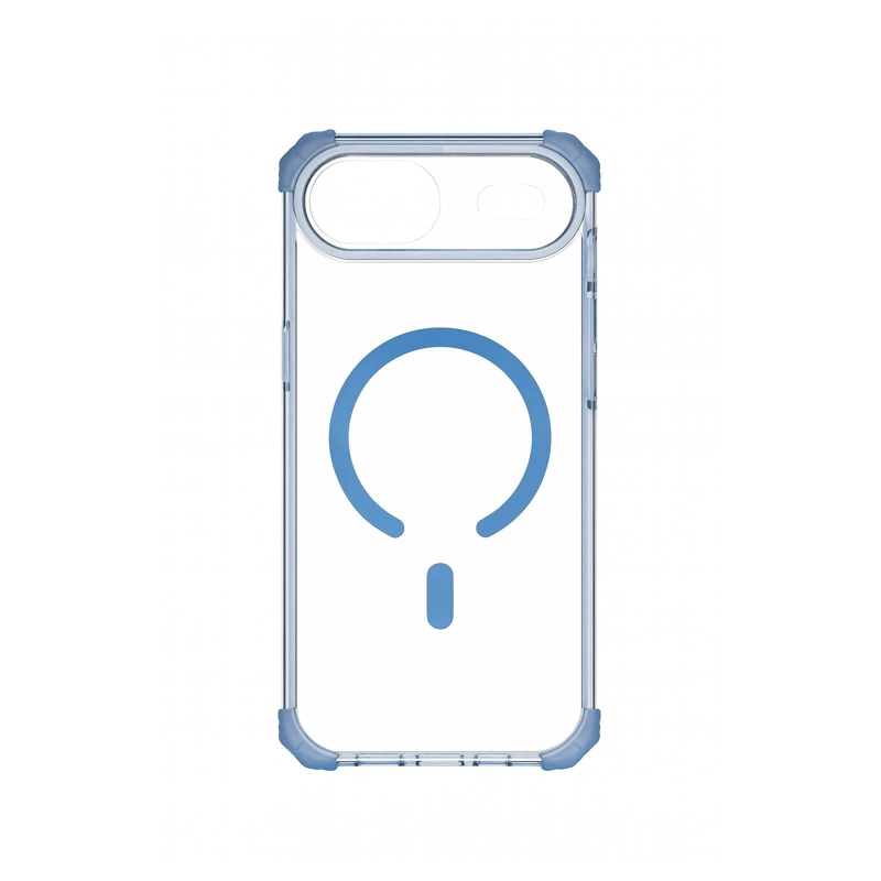 CARCASA ANTISHOCK CLEAR PARA IPHONE 17 AIR MAGSAFE CELESTE - 1