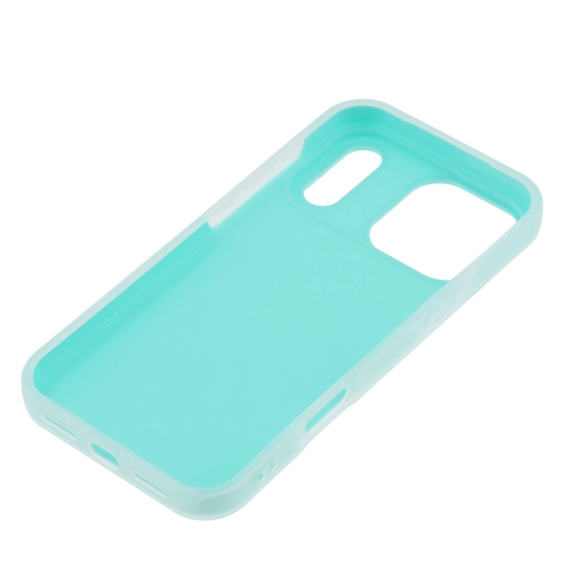 CARCASA SLIM ANTIGOLPES PARA IPHONE 17 PRO MAX TURQUESA - 6