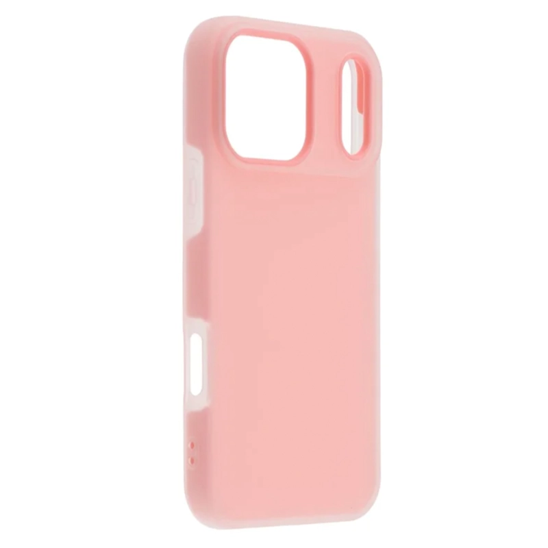 CARCASA SLIM ANTIGOLPES COMPATIBLE CON IPHONE 17 PRO ROSADO - 2