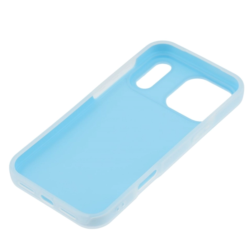 CARCASA SLIM ANTIGOLPES COMPATIBLE CON IPHONE 17 PRO CELESTE - 5