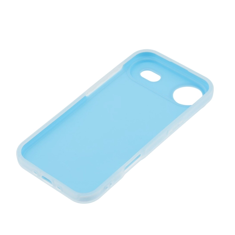 CARCASA SLIM ANTIGOLPES COMPATIBLE CON IPHONE 17 AIR CELESTE - 5