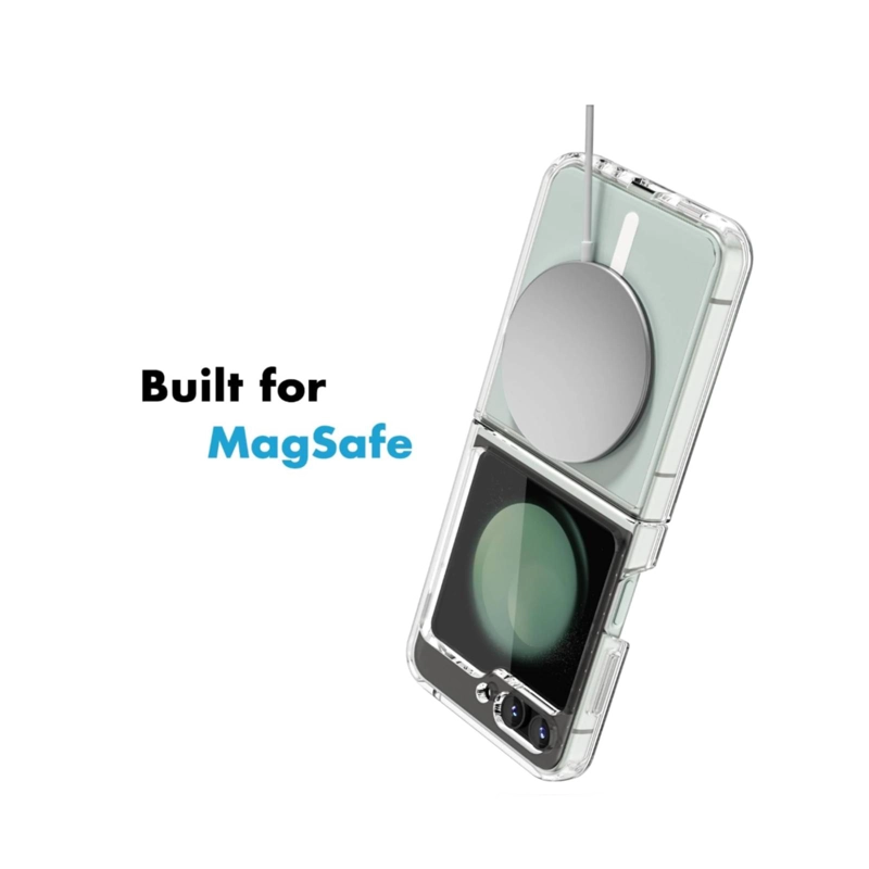 CARCASA TRANSPARENTE PARA SAMSUNG Z FLIP 6 MAGSAFE - 2