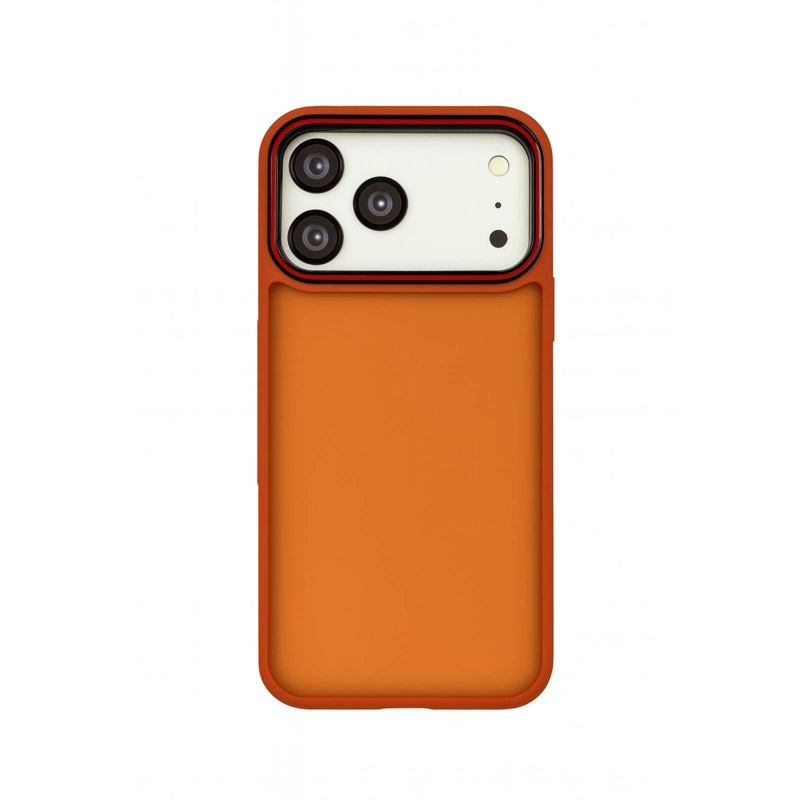 JOIGO CARCASA ANTIGOLPES MATTE BORDE COLOR PARA IPHONE 17 PRO MARRON