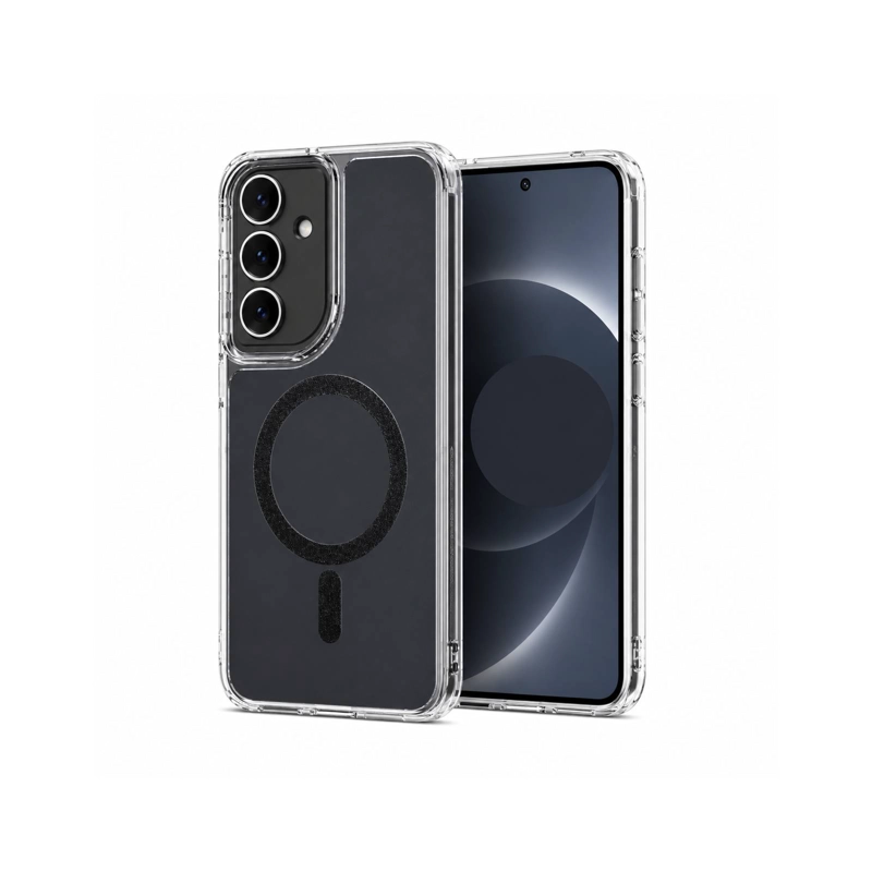 GENÉRICO CARCASA ANTIGOLPES 360 COMPATIBLE CON SAMSUNG S25 FE NEGRO