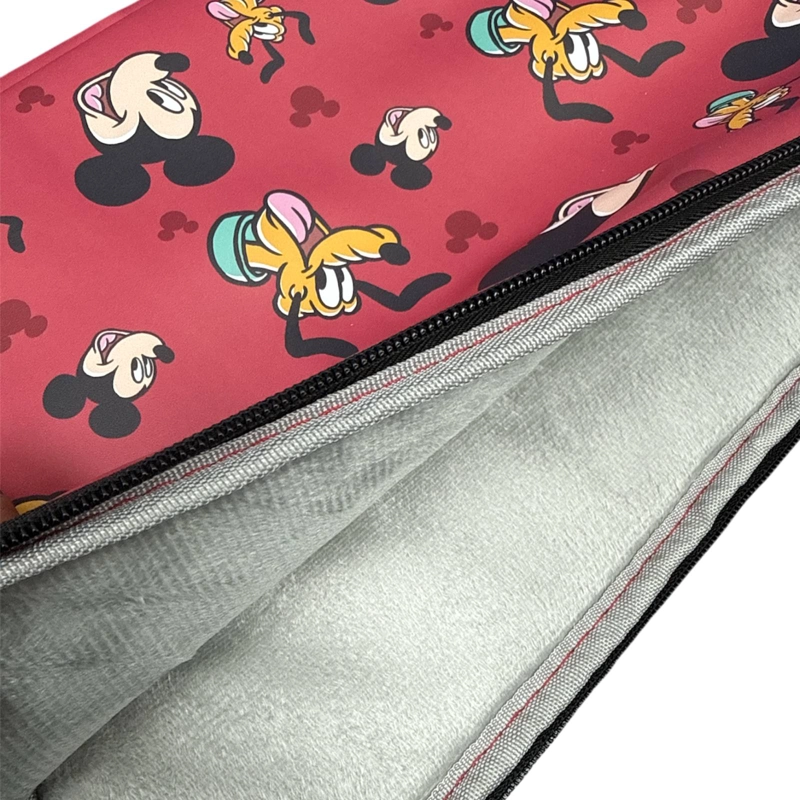 BOLSO FUNDA PARA NOTEBOOK 14 PULGADAS DISNEY STICH CREMA - 4