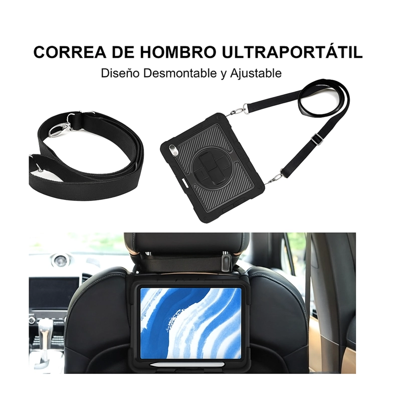 FUNDA ARMADURA ANTIGOLPE 360 PARA IPAD AIR 11 M2 - 4