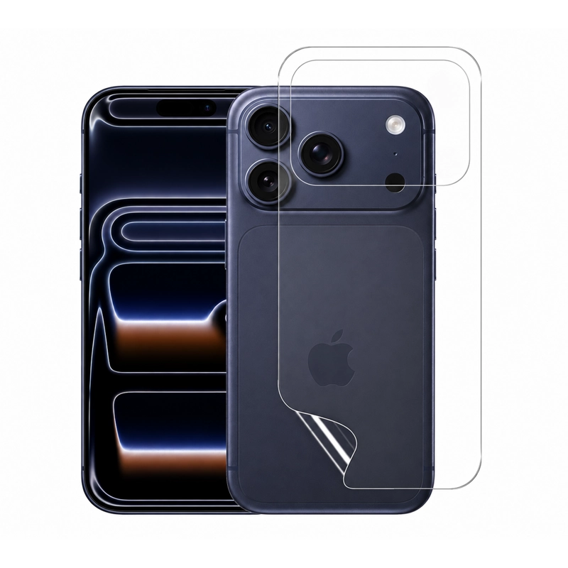 GENÉRICO MICA DE HIDROGEL MATTE PARTE TRASERA COMPATIBLE CON IPHONE 17 PRO